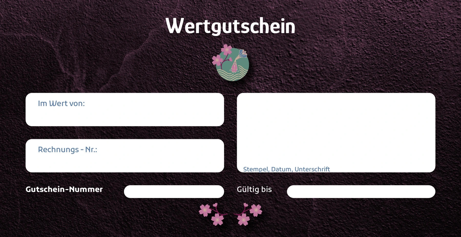 MIKARDO-Gutschein: Rückseite